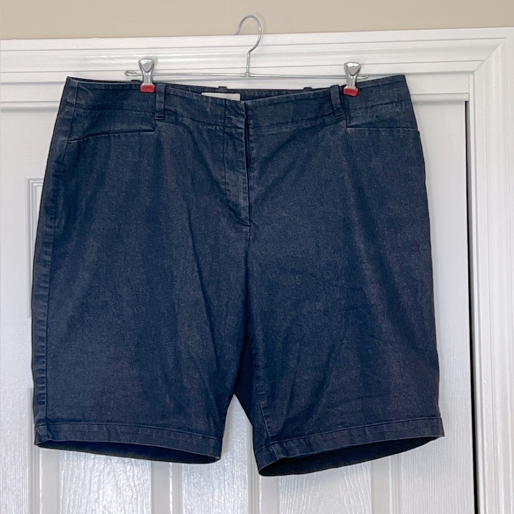Talbots women’s shorts. Size 18W. Denim